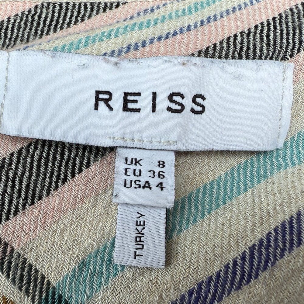 NWOT Reiss Plaid, Flannel Midi Popover Dress - Picture 12 of 15